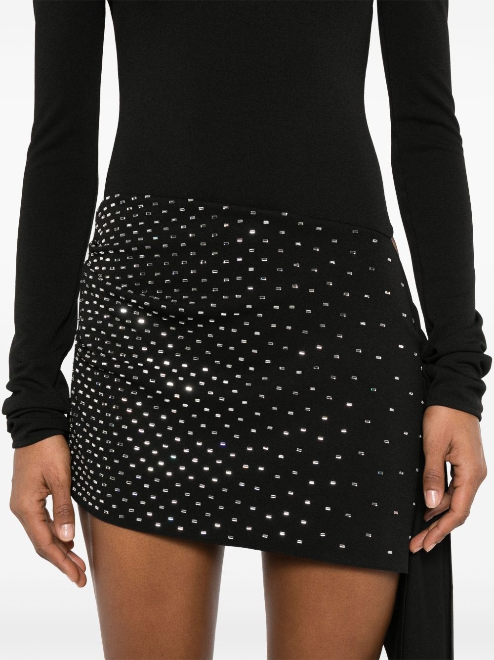 asymmetric mini dress - 5