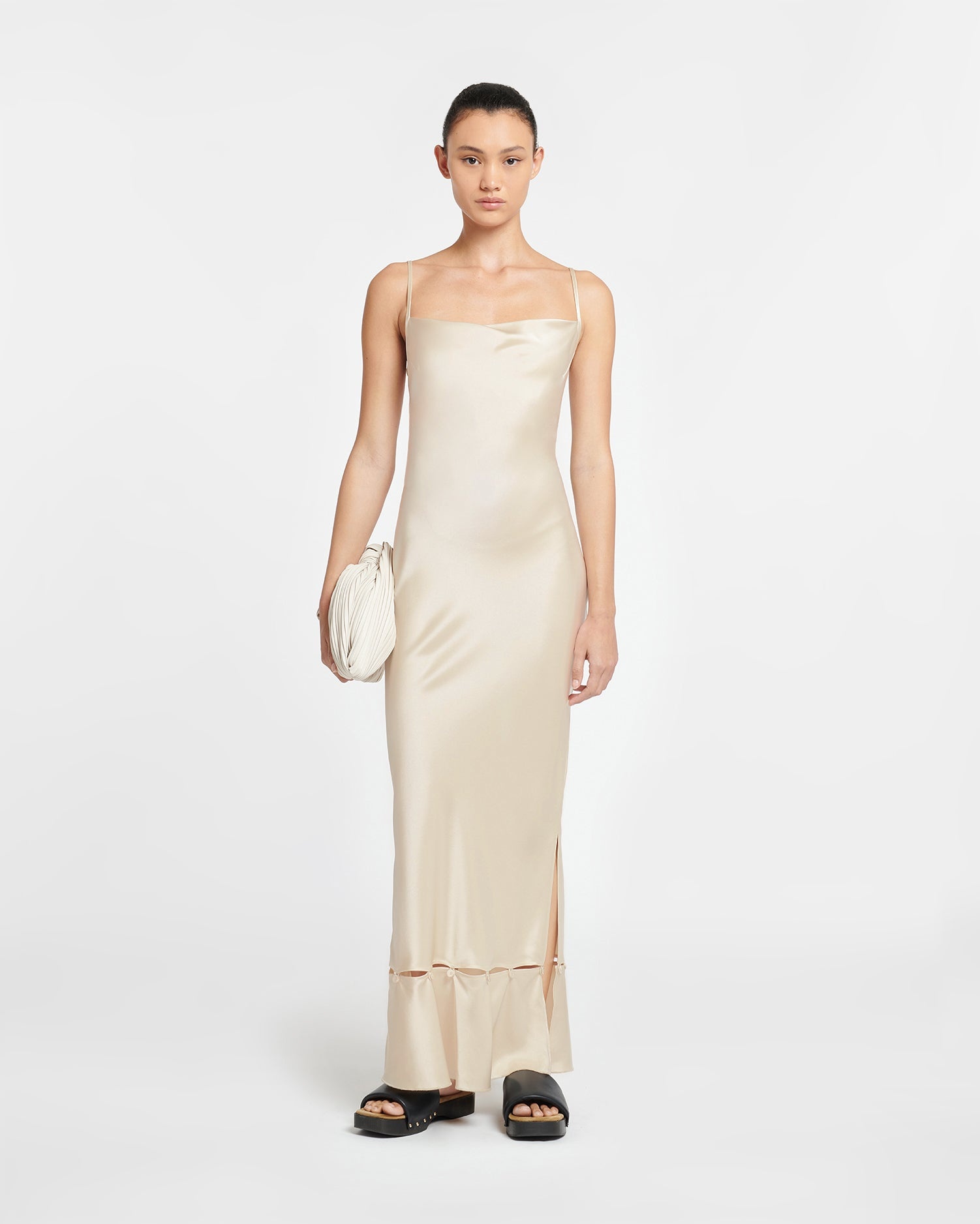 Slip Satin Maxi Dress - 2