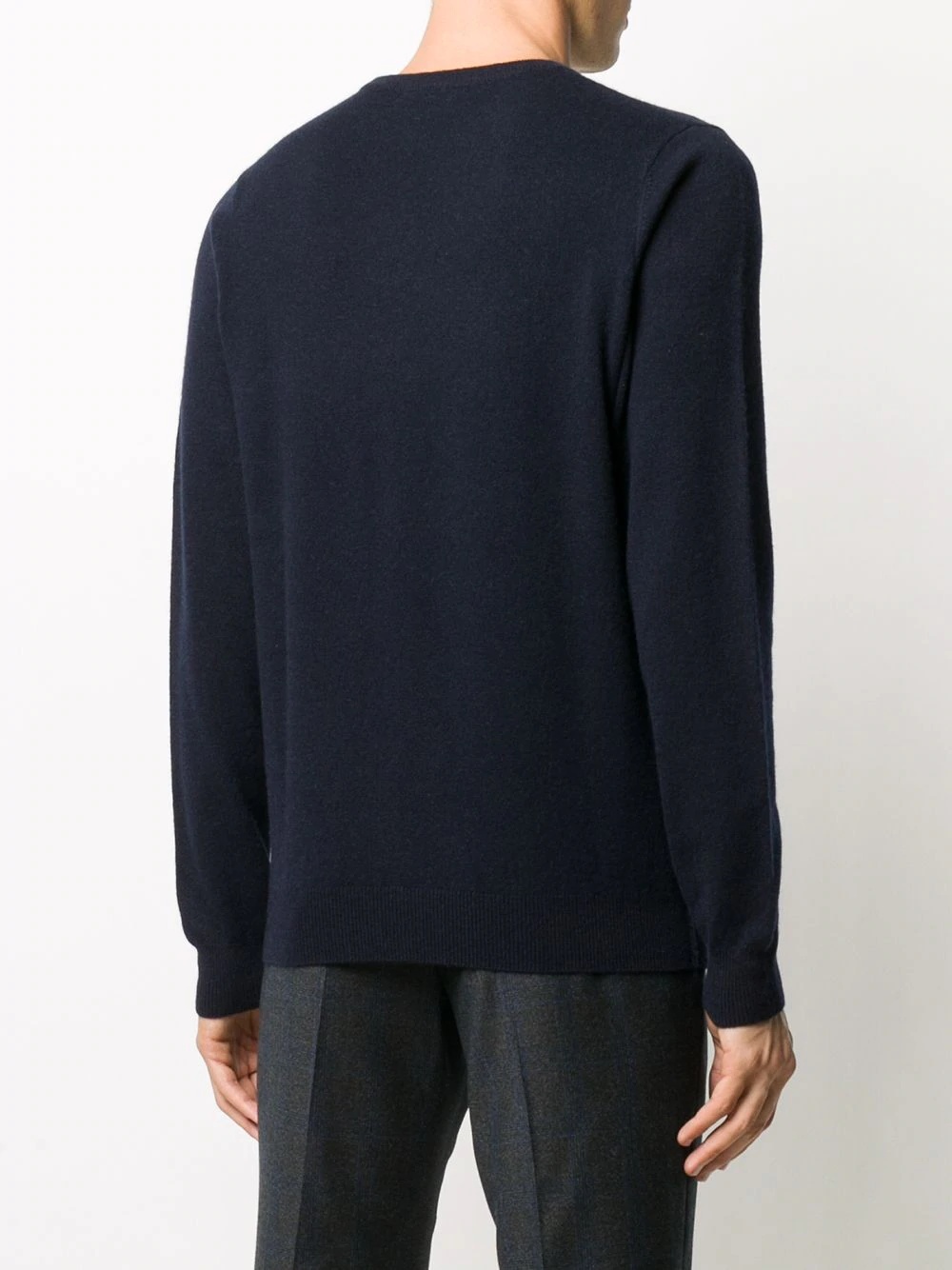 navy cashmere jumper - 5