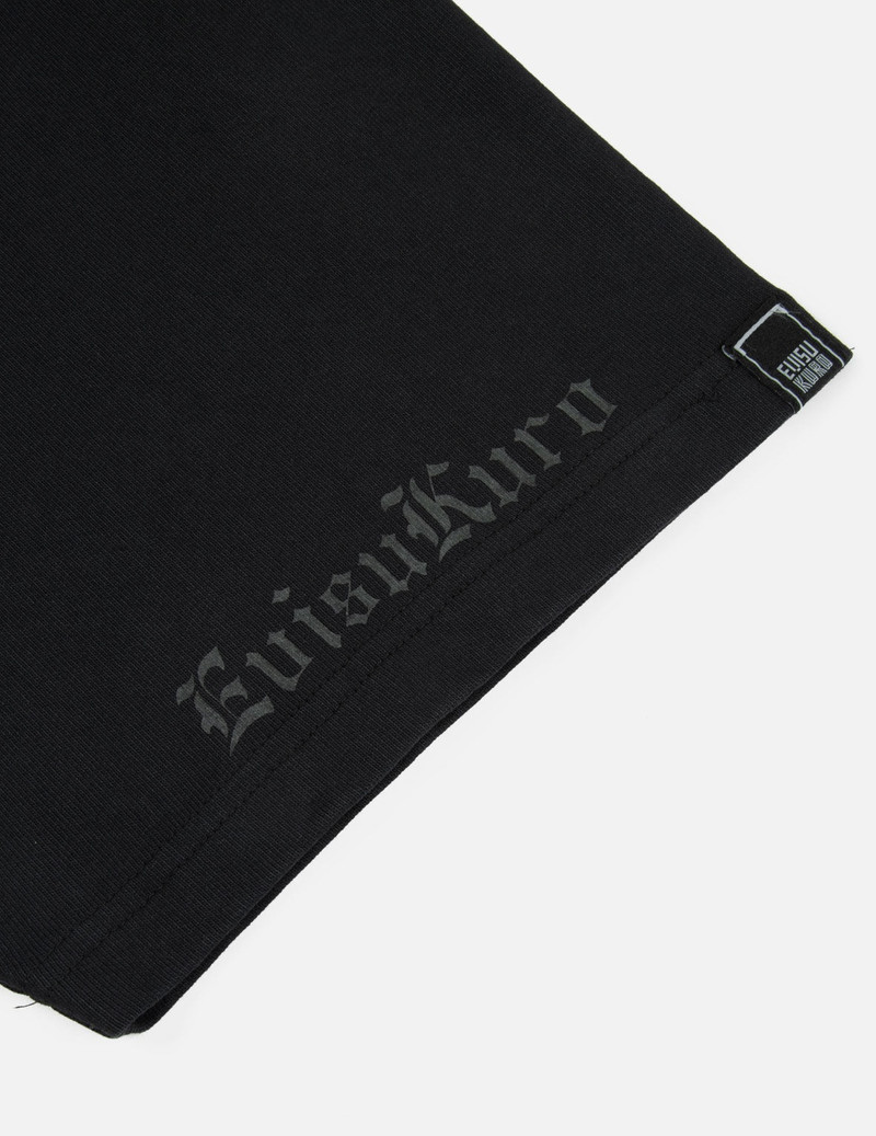 Allover Logo and Seagull Embroidery Loose Fit Pigment Dye T-Shirt 10