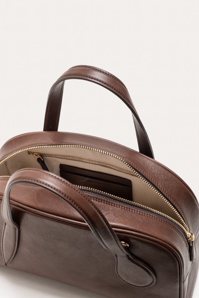 BOWLING MINI BAG DARK BROWN - 5