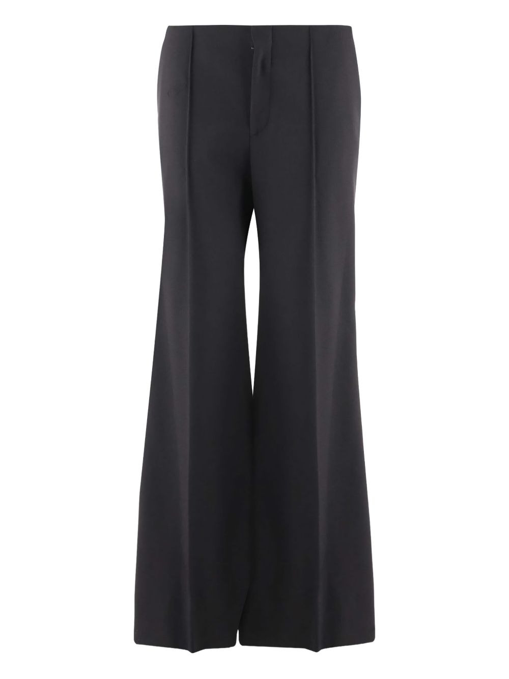 flared wool trousers - 1