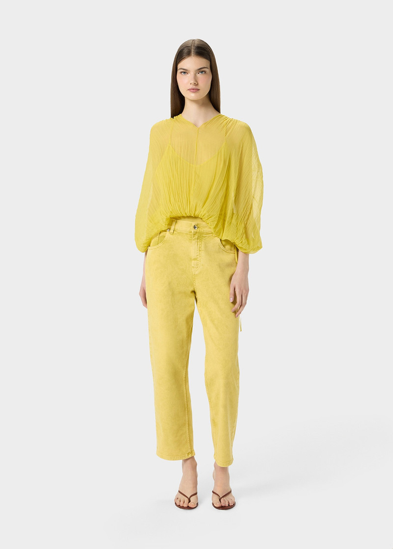 Blumarine CARROT-FIT JEANS IN COTTON BULL outlook
