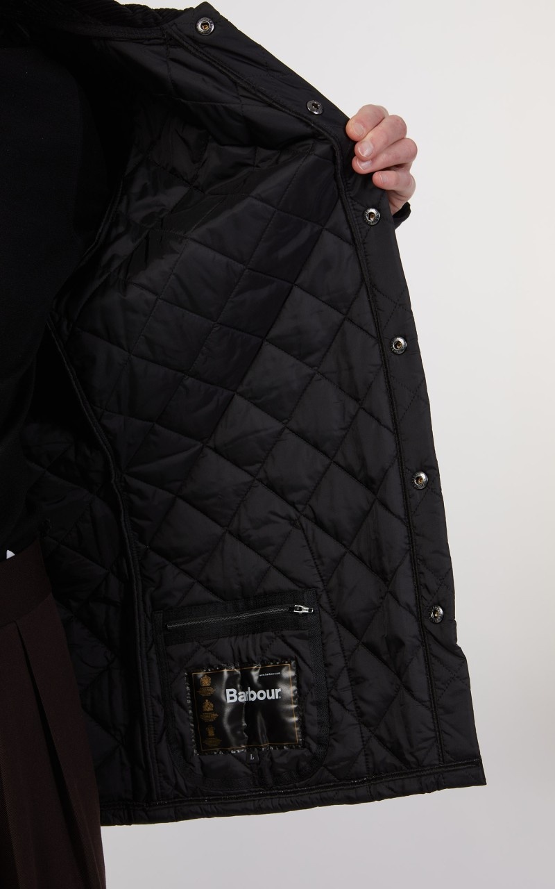 QUILTED JACKET HERITAGE LIDDESDALE BLACK - 9