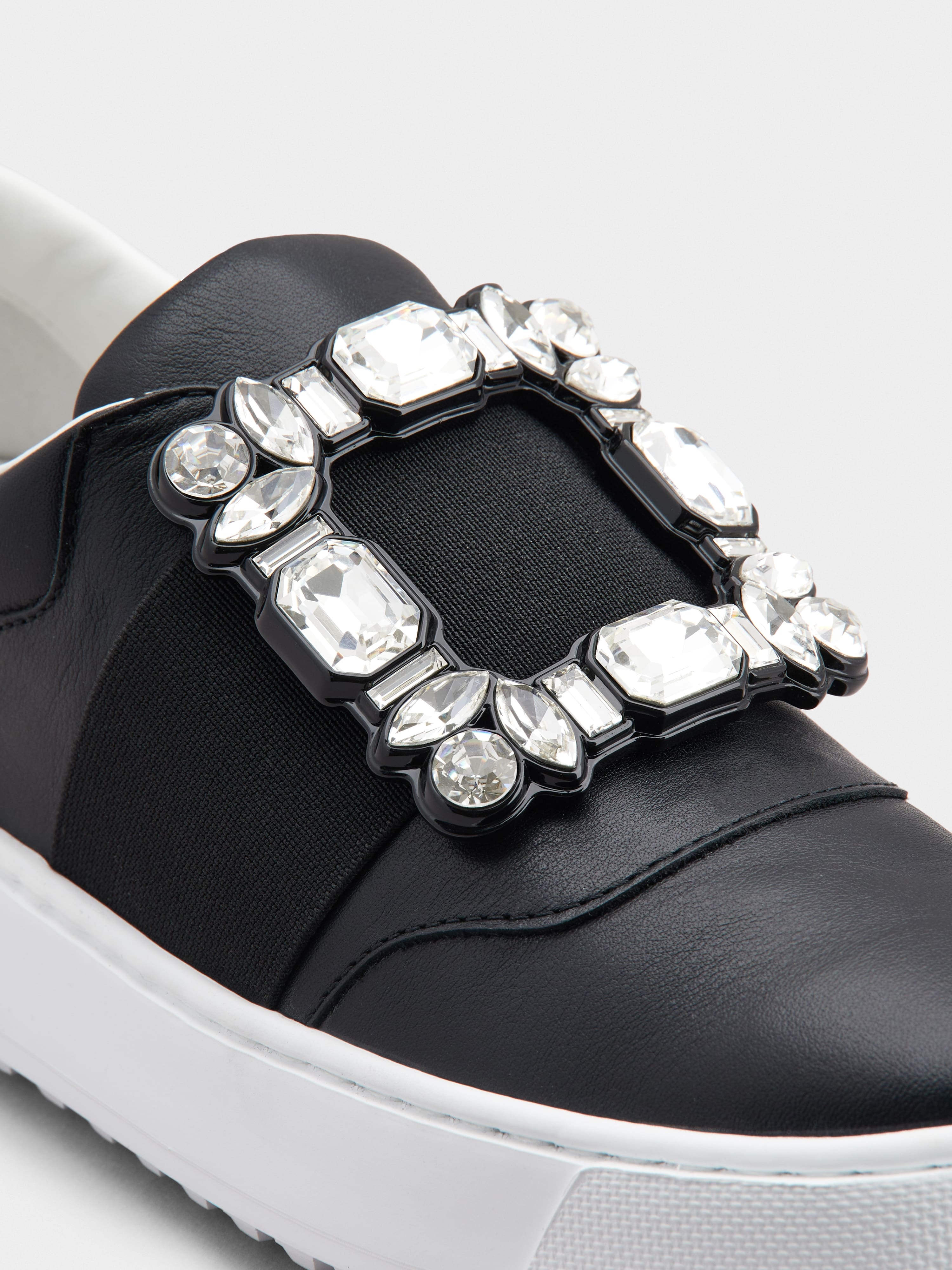 【人気】Roger Vivier◆Very Vivier Strass バックル スニーカー Roger Vivier] Very Vivier Strass バックル スニーカー (Roger