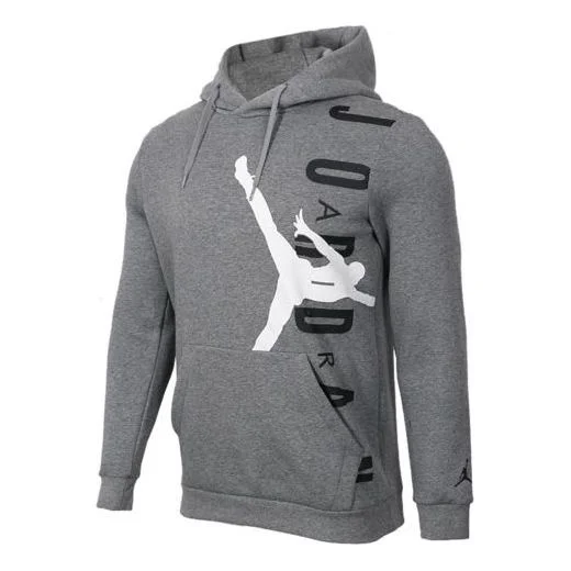 Men's Air Jordan Logo Alphabet Printing Gray CD5871-091 - 1