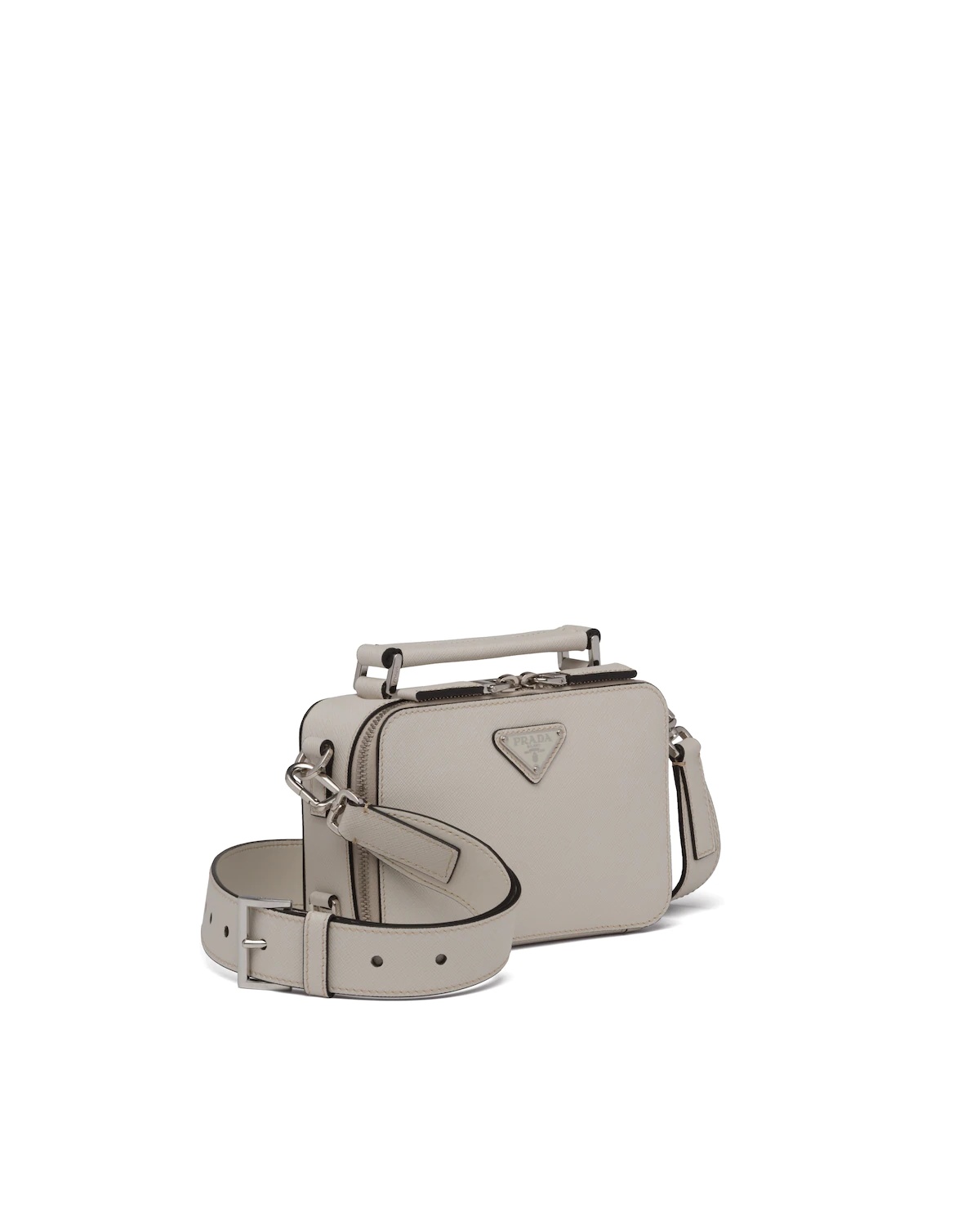 Prada Brique Saffiano Leather Cross-Body Bag - 3