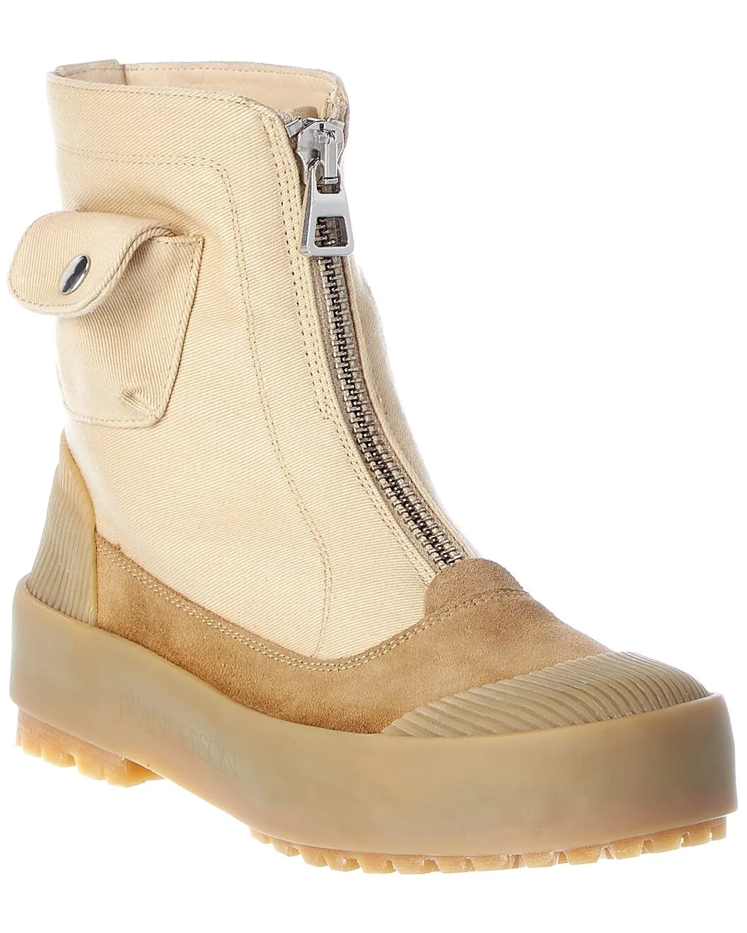 JW Anderson Canvas & Suede Bootie - 1