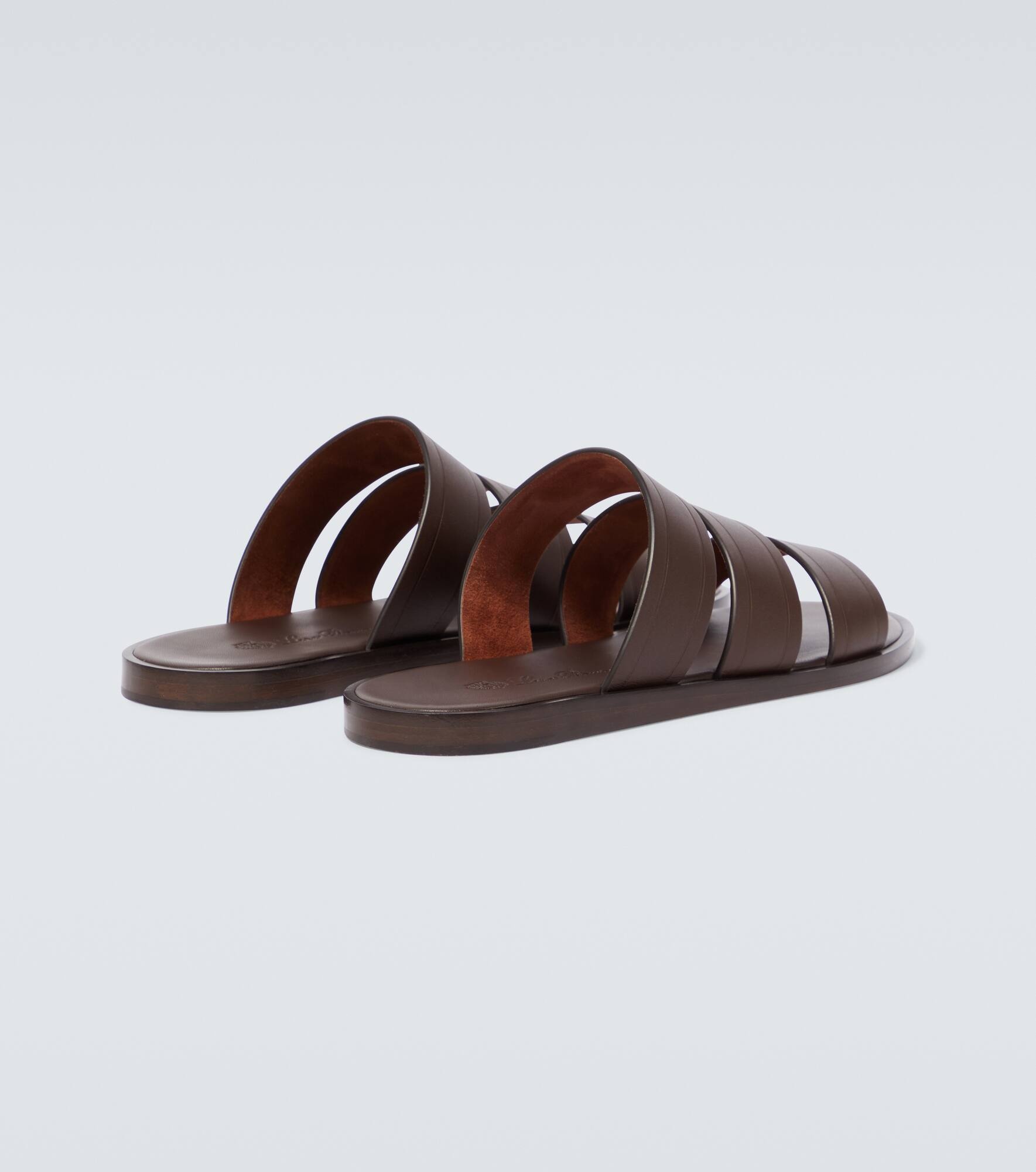 Naha leather slides - 6