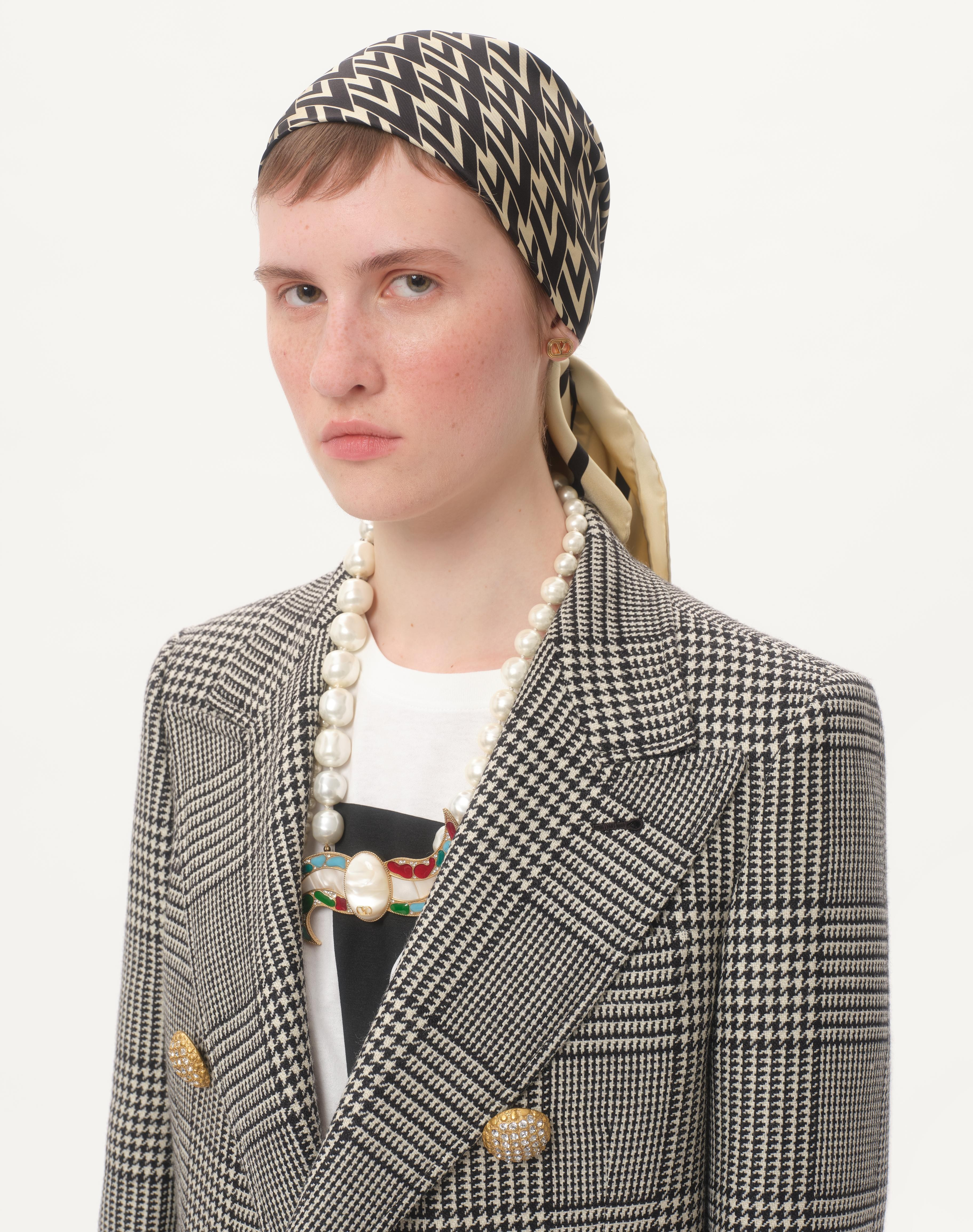 TOUTE LA V SILK SCARF - 2