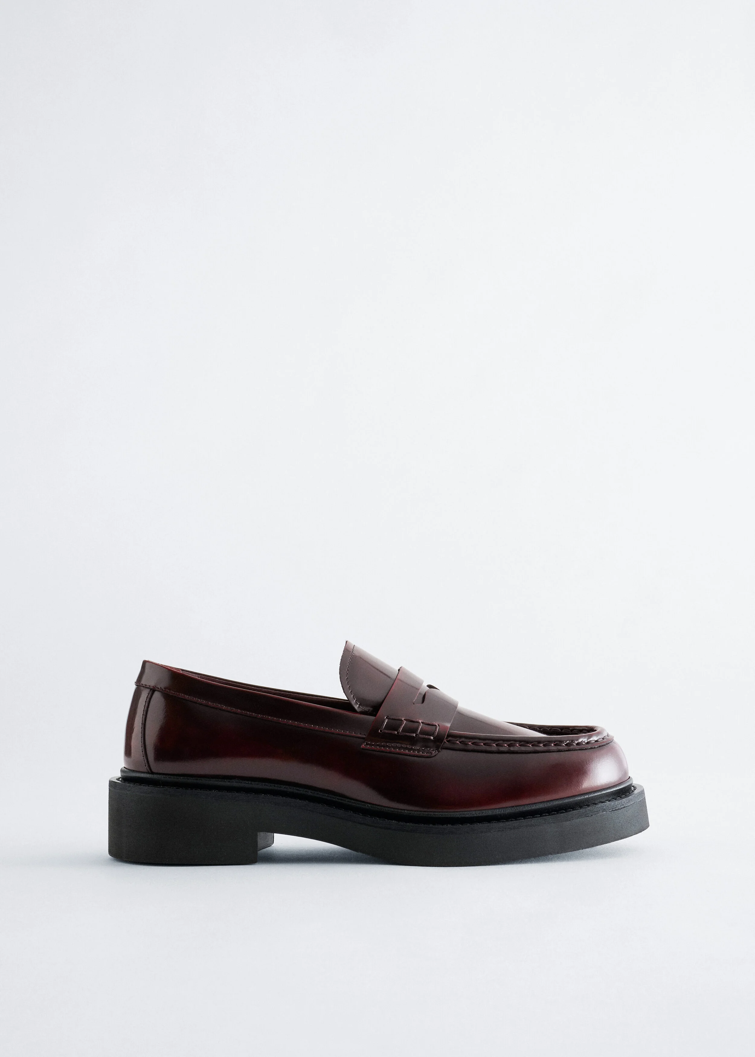 Chunky Leather Loafers - 1
