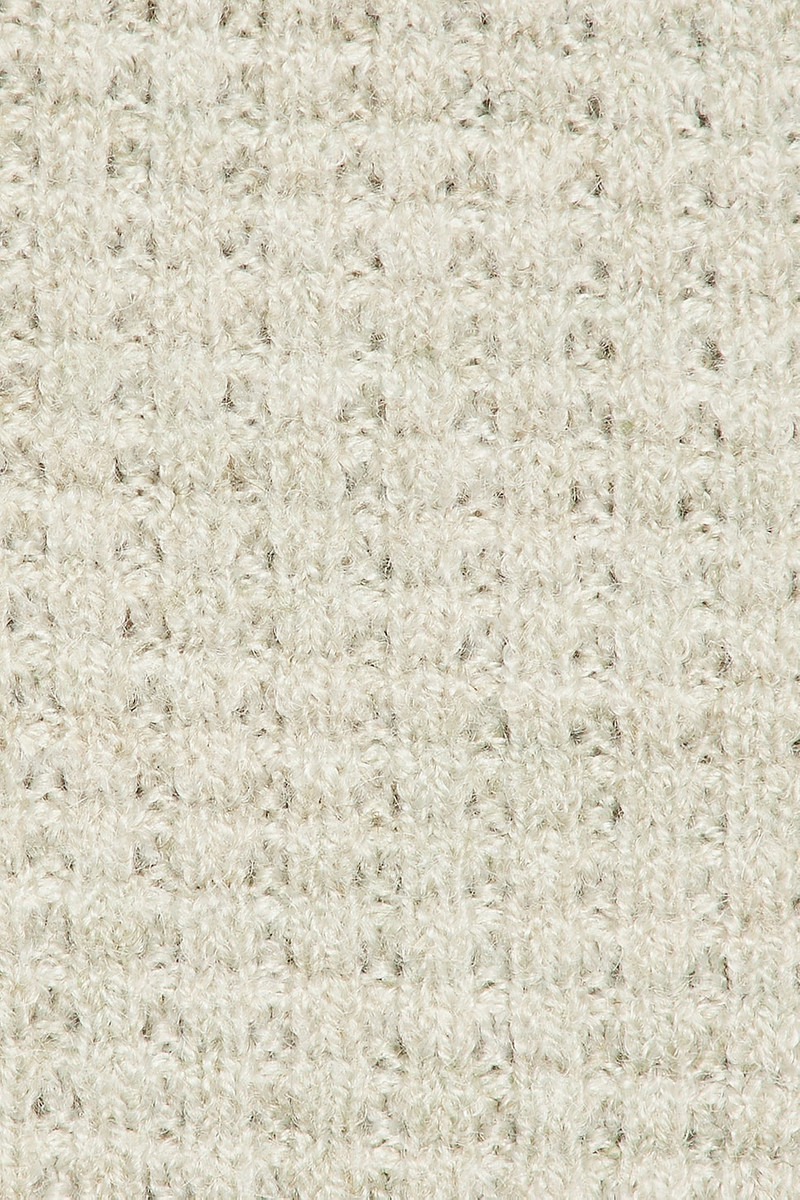 ESSENTIALS Waffle Hooded Long Sleeve Top outlook