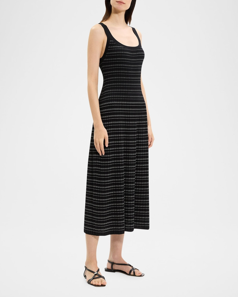 Theory Stripe Knit Midi Dress outlook