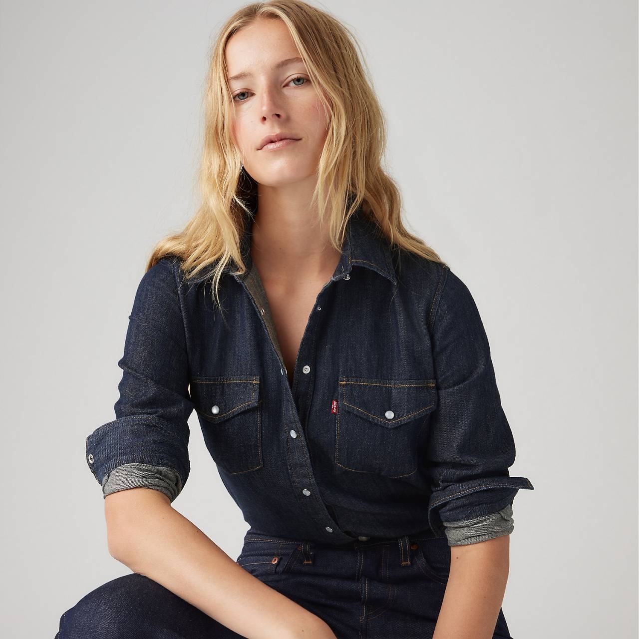 ICONIC WESTERN DENIM SHIRT - 5