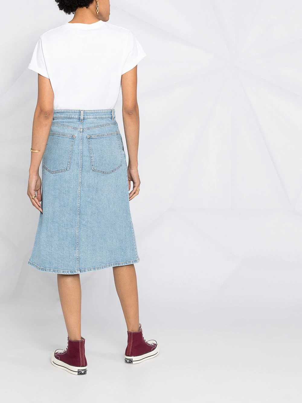 Peyton denim skirt - 4