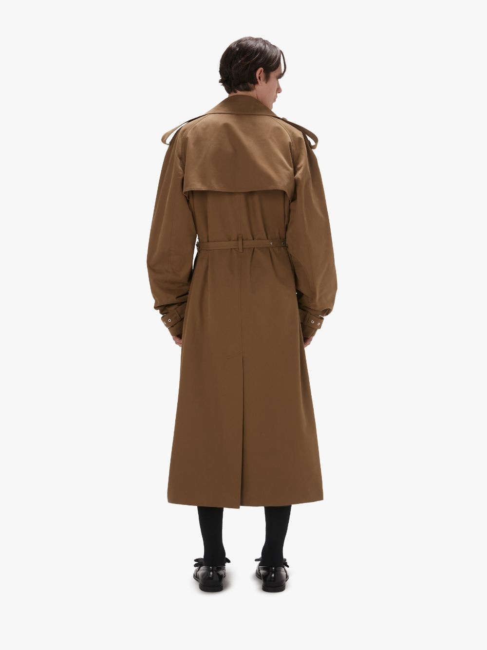 COTTON DRILL TRENCH COAT - 3