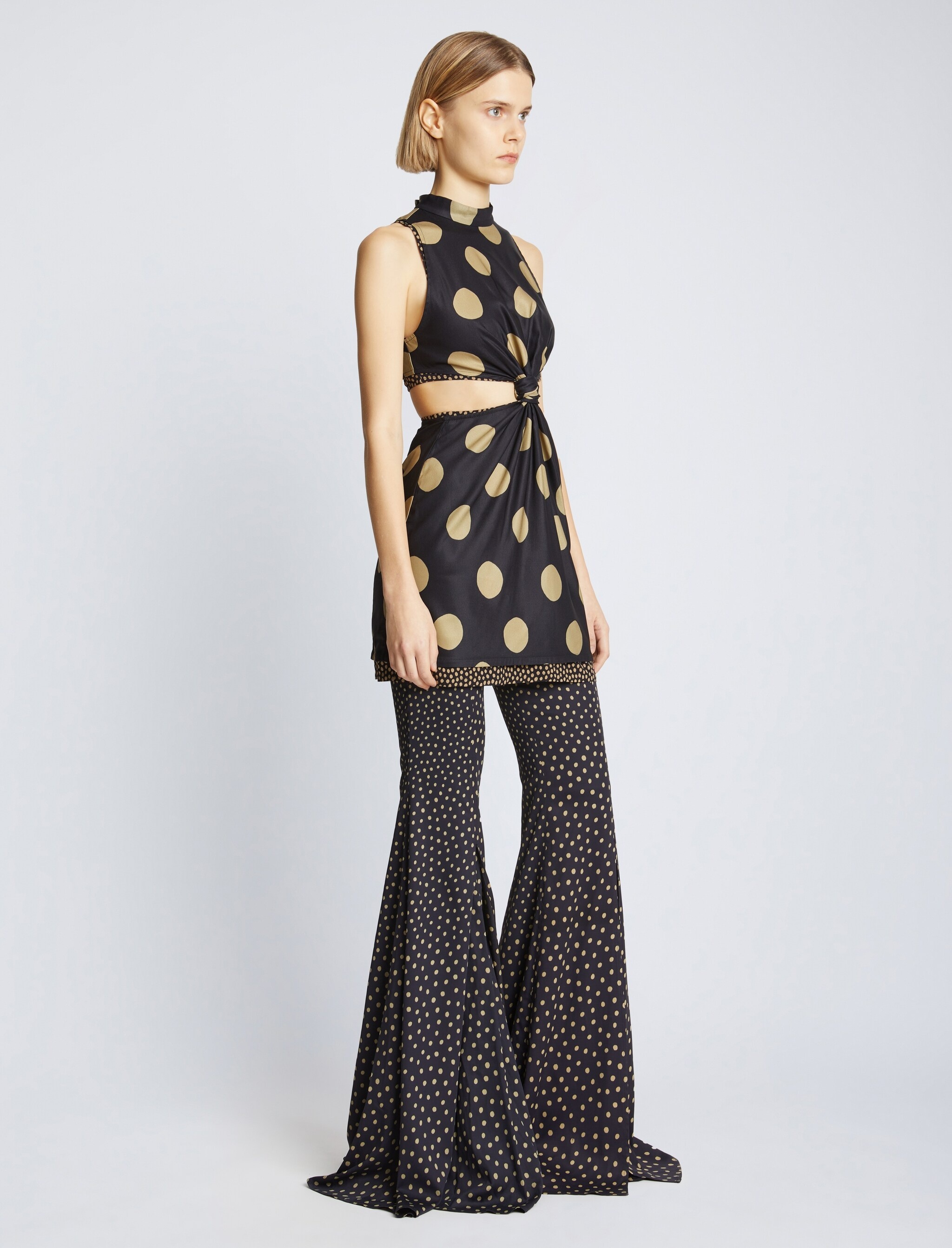 Printed Dot Cut Out Tank - 4