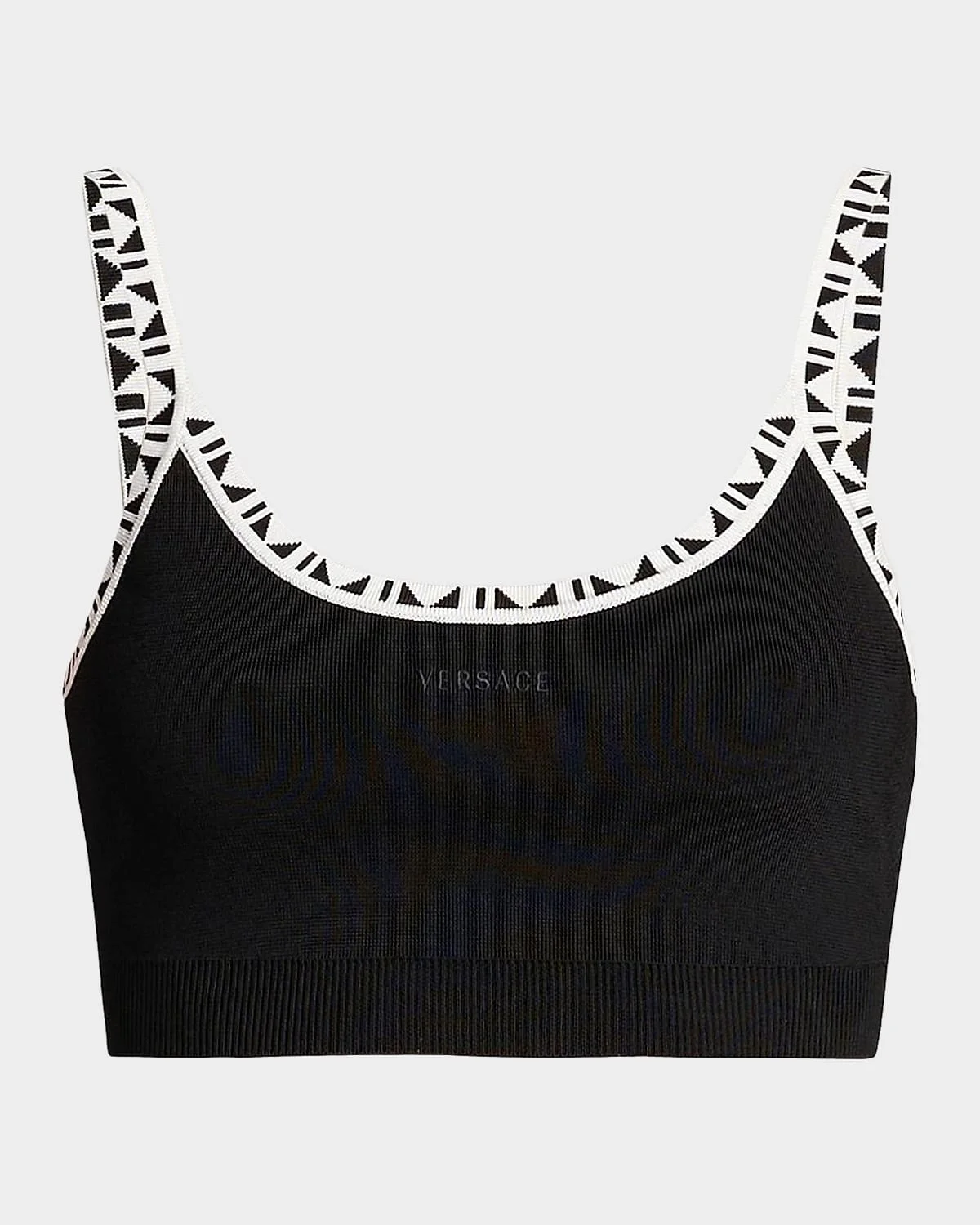 La Vacanza Graphic Trim Crop Top - 1