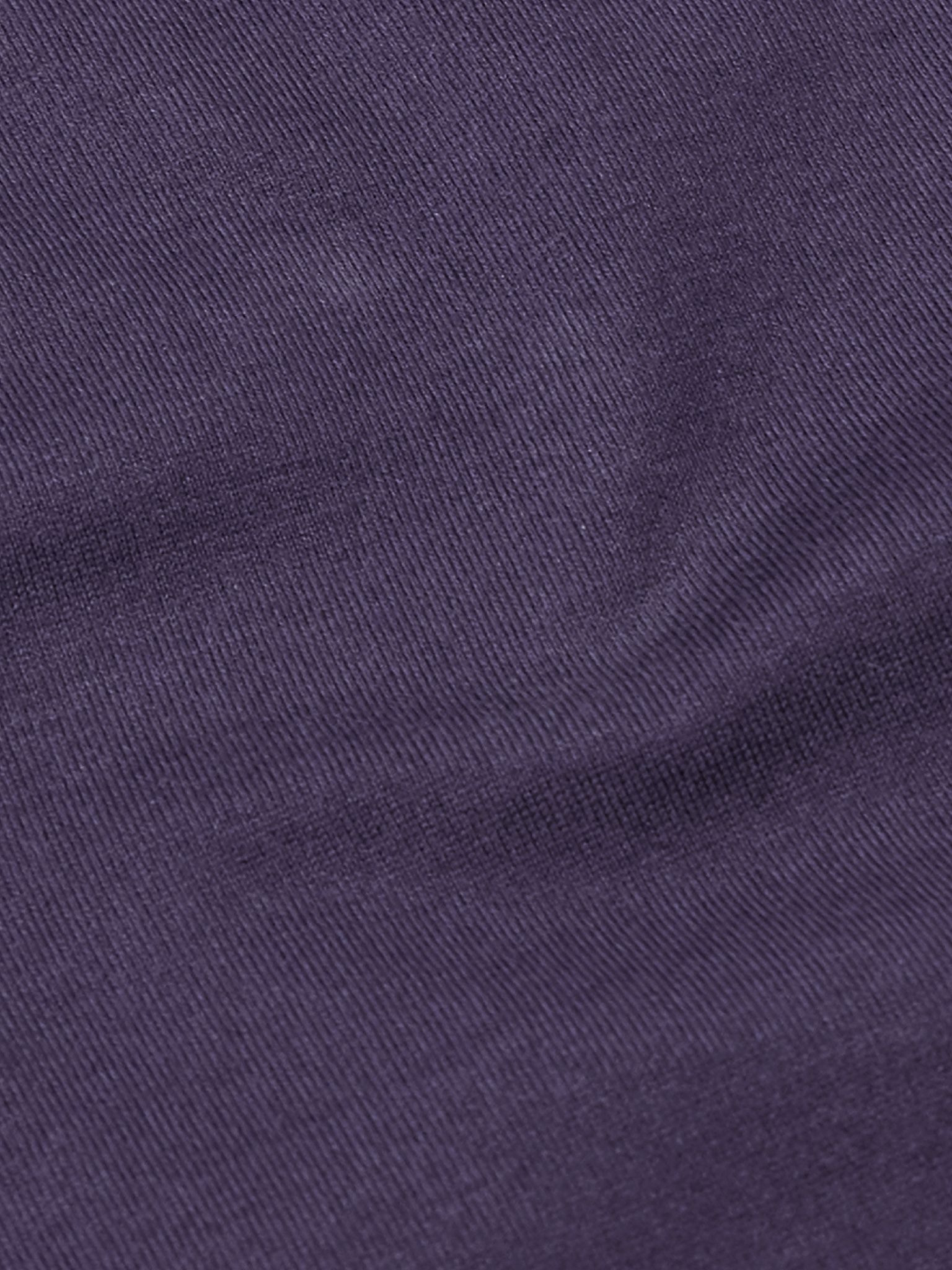 Slim-Fit Cotton Polo Shirt Purple - 4