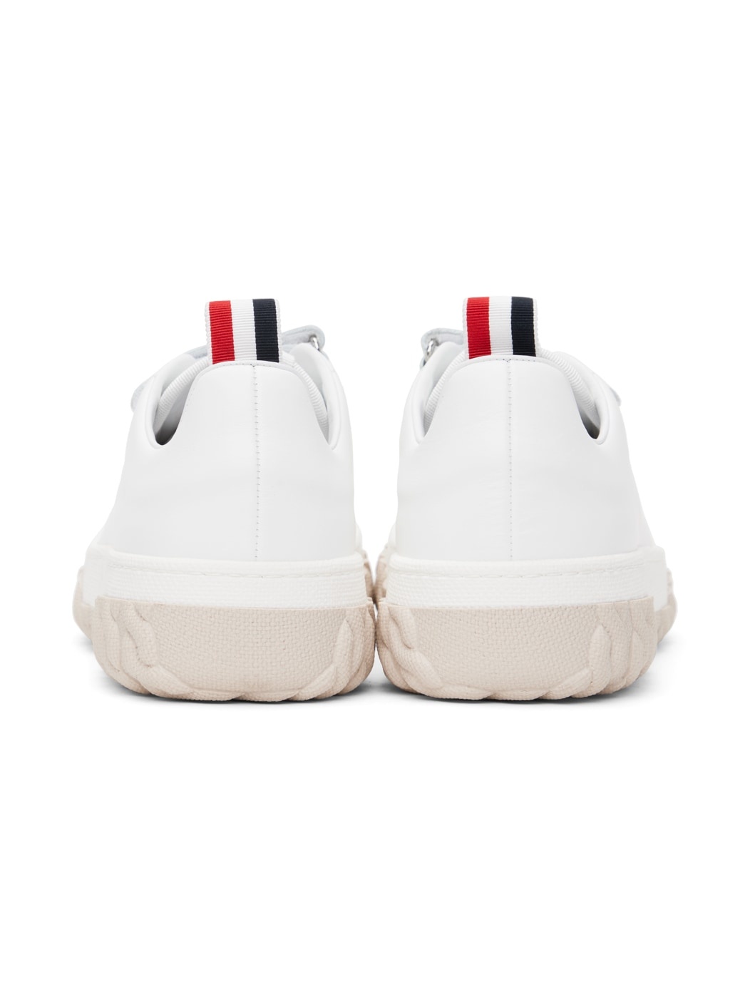 White Velcro Sneaker - 2