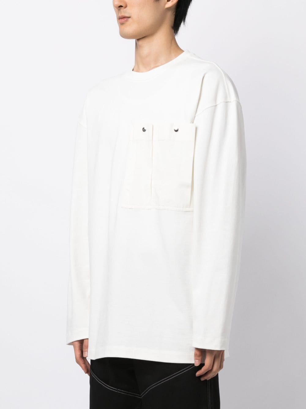 long-sleeved organic cotton T-shirt - 3