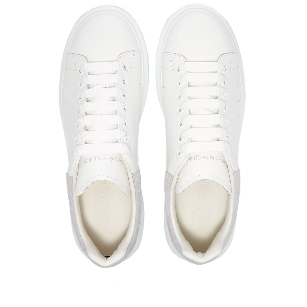 Alexander McQueen Croc Heel Tab Wedge Sole Sneaker - 5