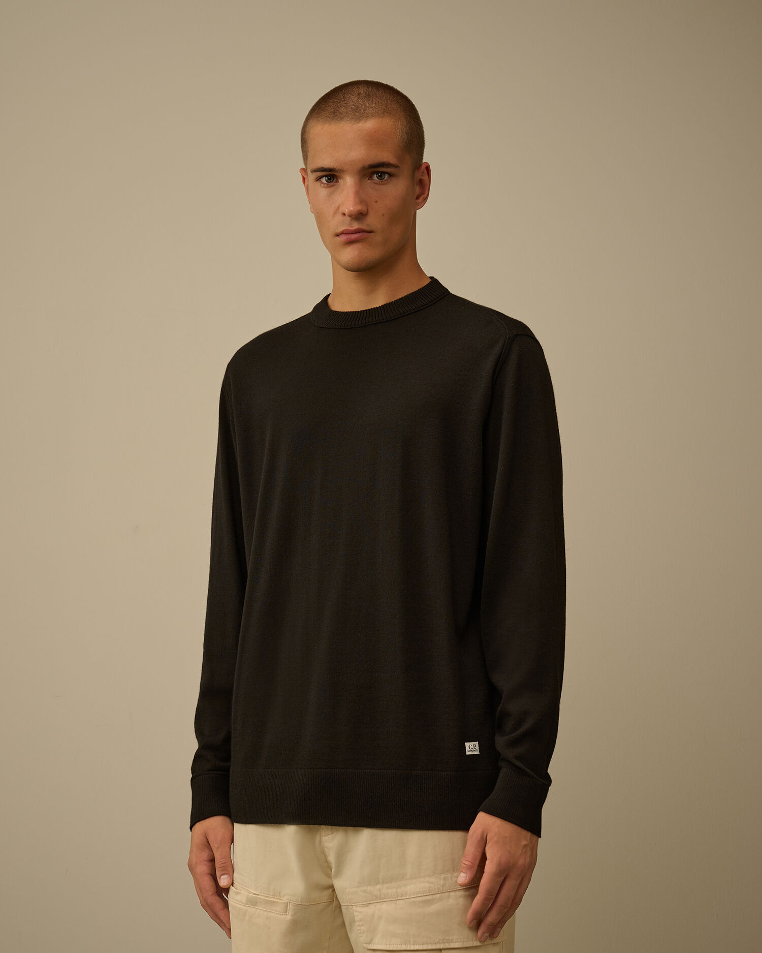 Silk Ultrafine Merino Wool Crewneck Sweater - 3