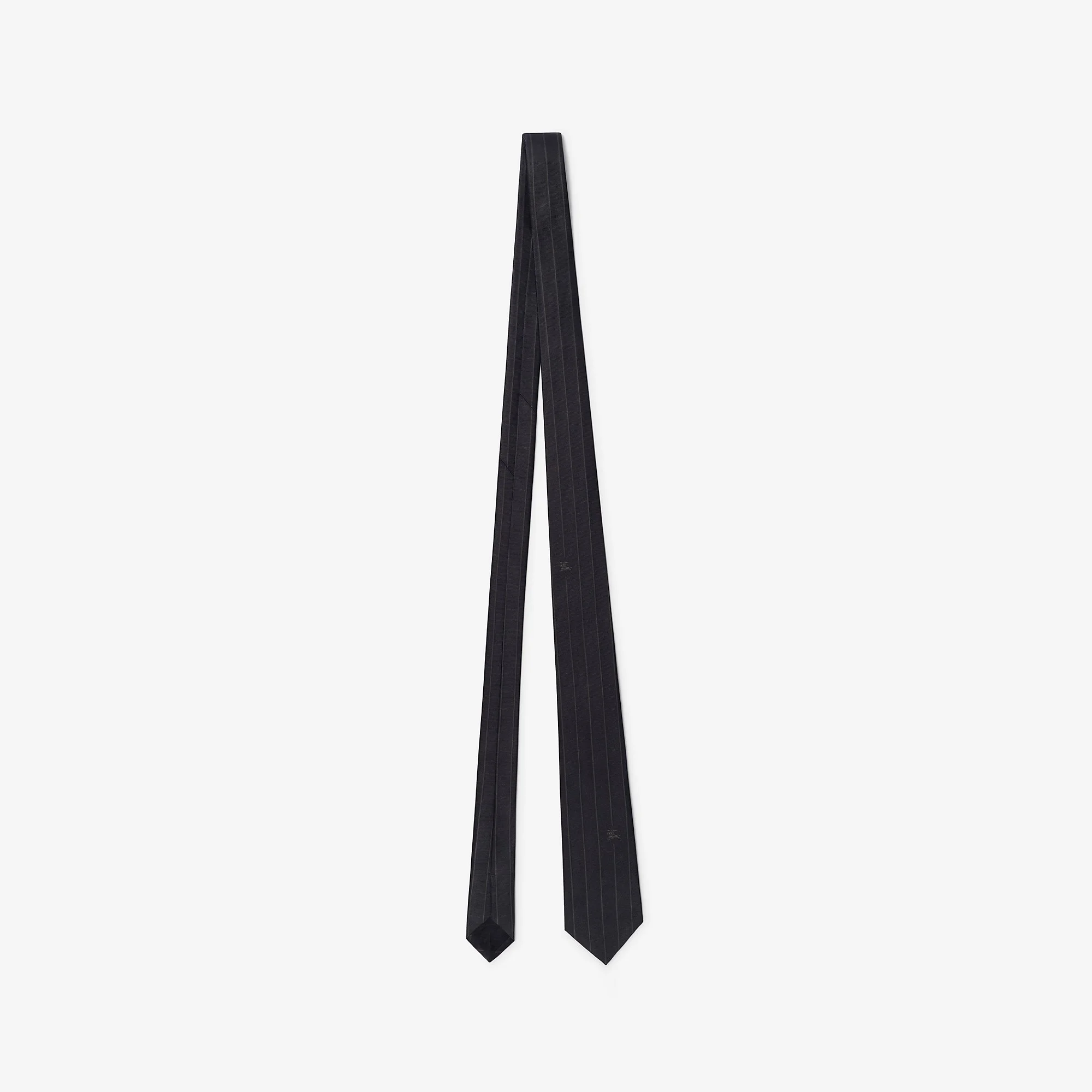 Pinstriped Silk Tie - 1