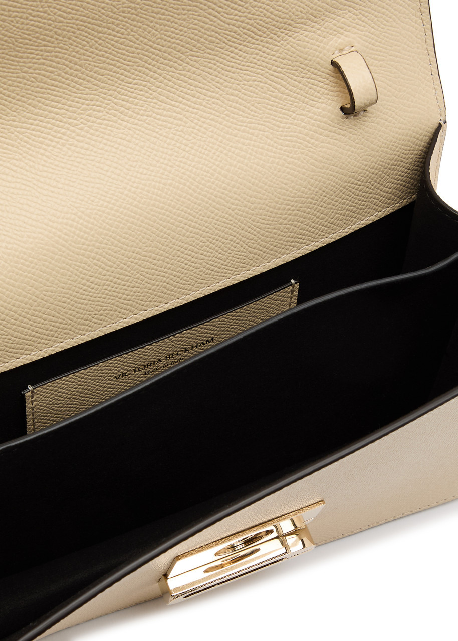 Victoria Beckham Dorian Mini Grained-leather top Handle bag - 4