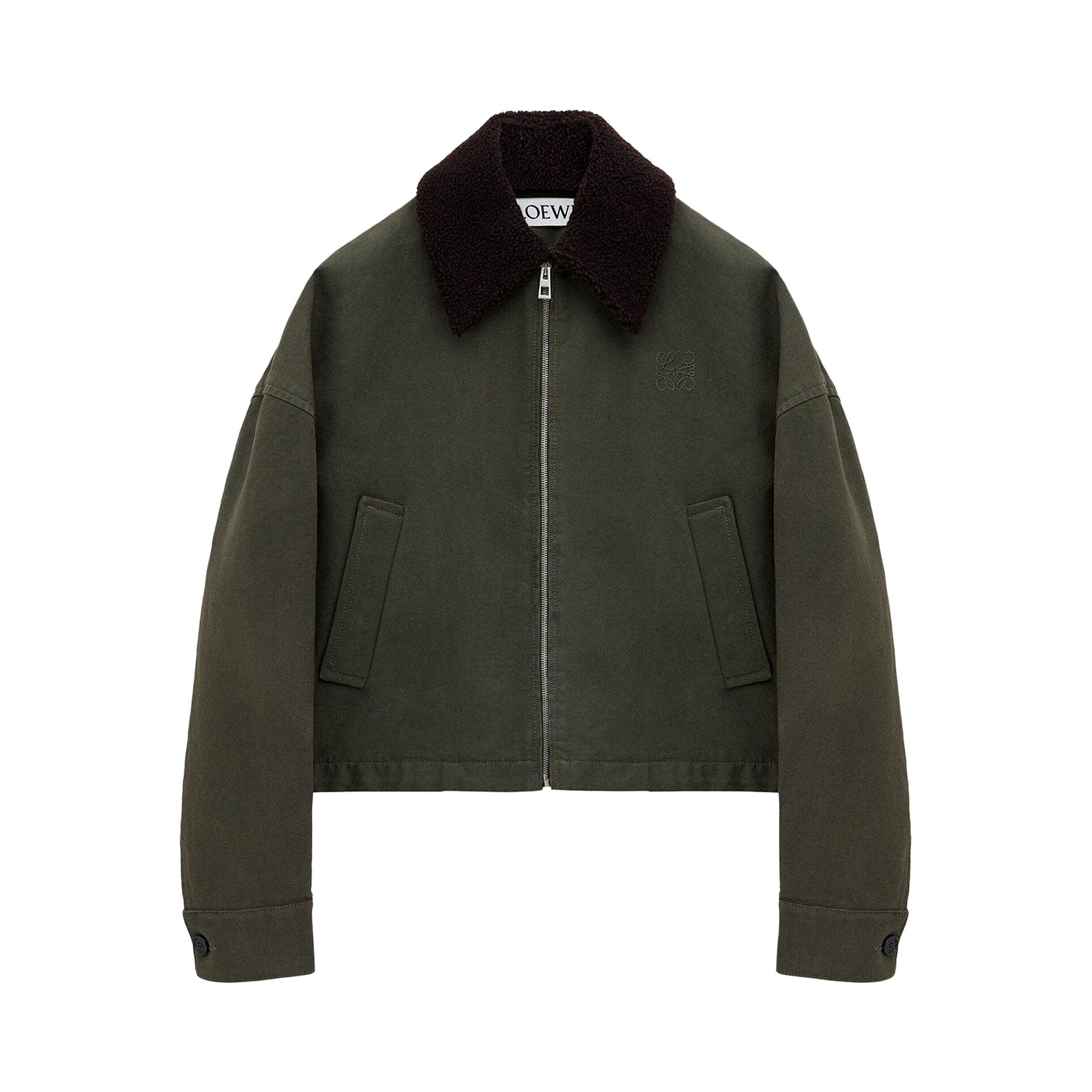 Loewe Wool Jacket 'Khaki Green' - 1