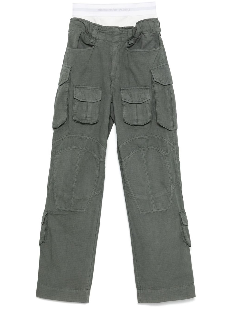 logo-waistband cargo pants 1