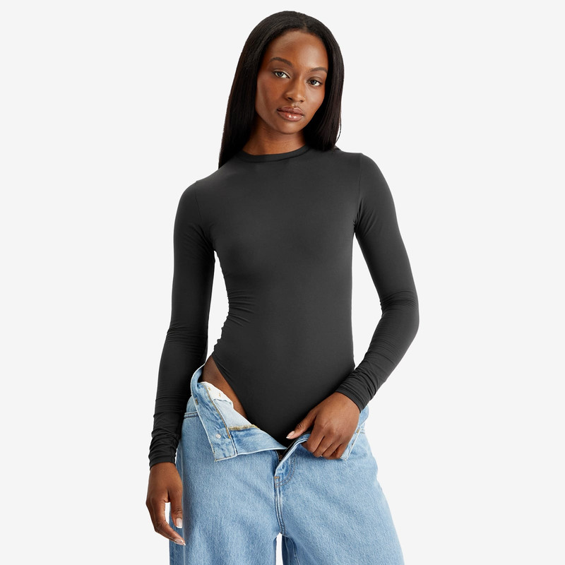 SKIMS는 Everybody 긴 소매 Crewneck Bodysuit를 적합합니다 2