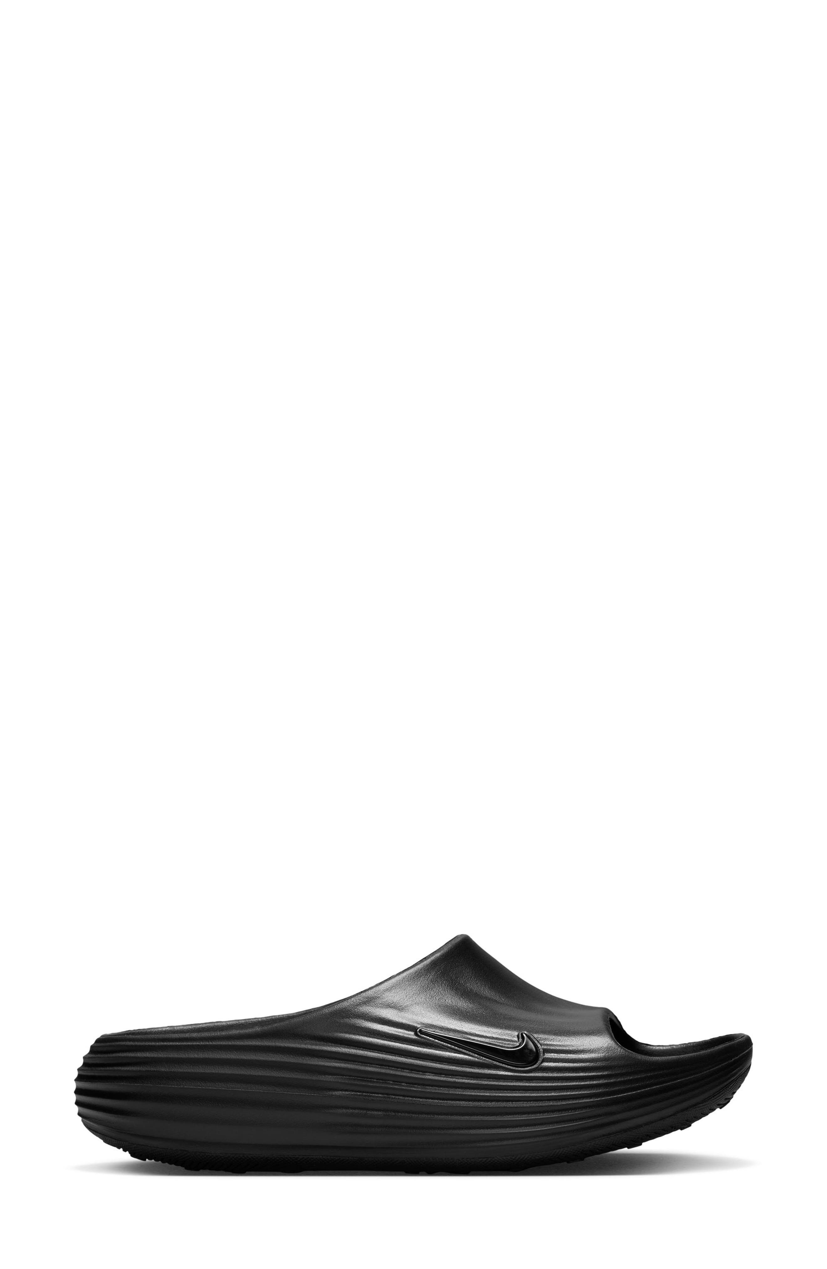 Nike ReactX Rejuven8 Slide in Black/Black/Black at Nordstrom - 1