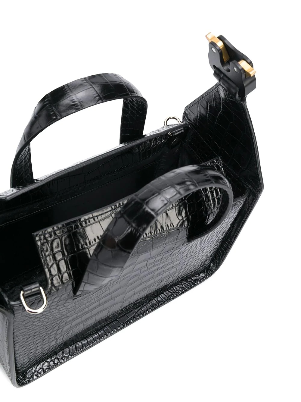 The Brie crocodile-effect tote bag - 5