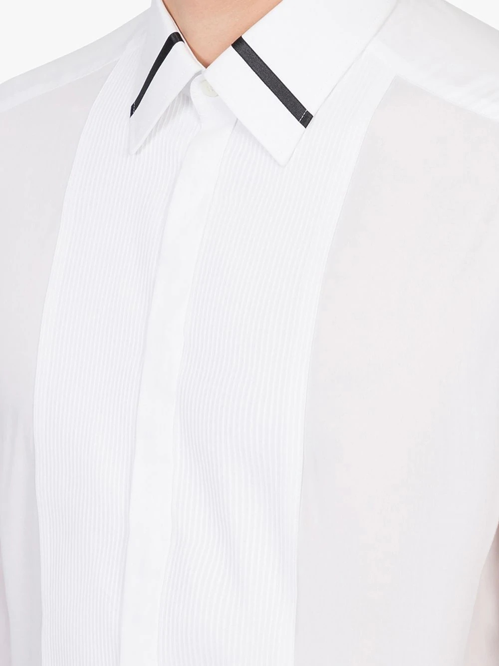 tuxedo style buttoned shirt - 5