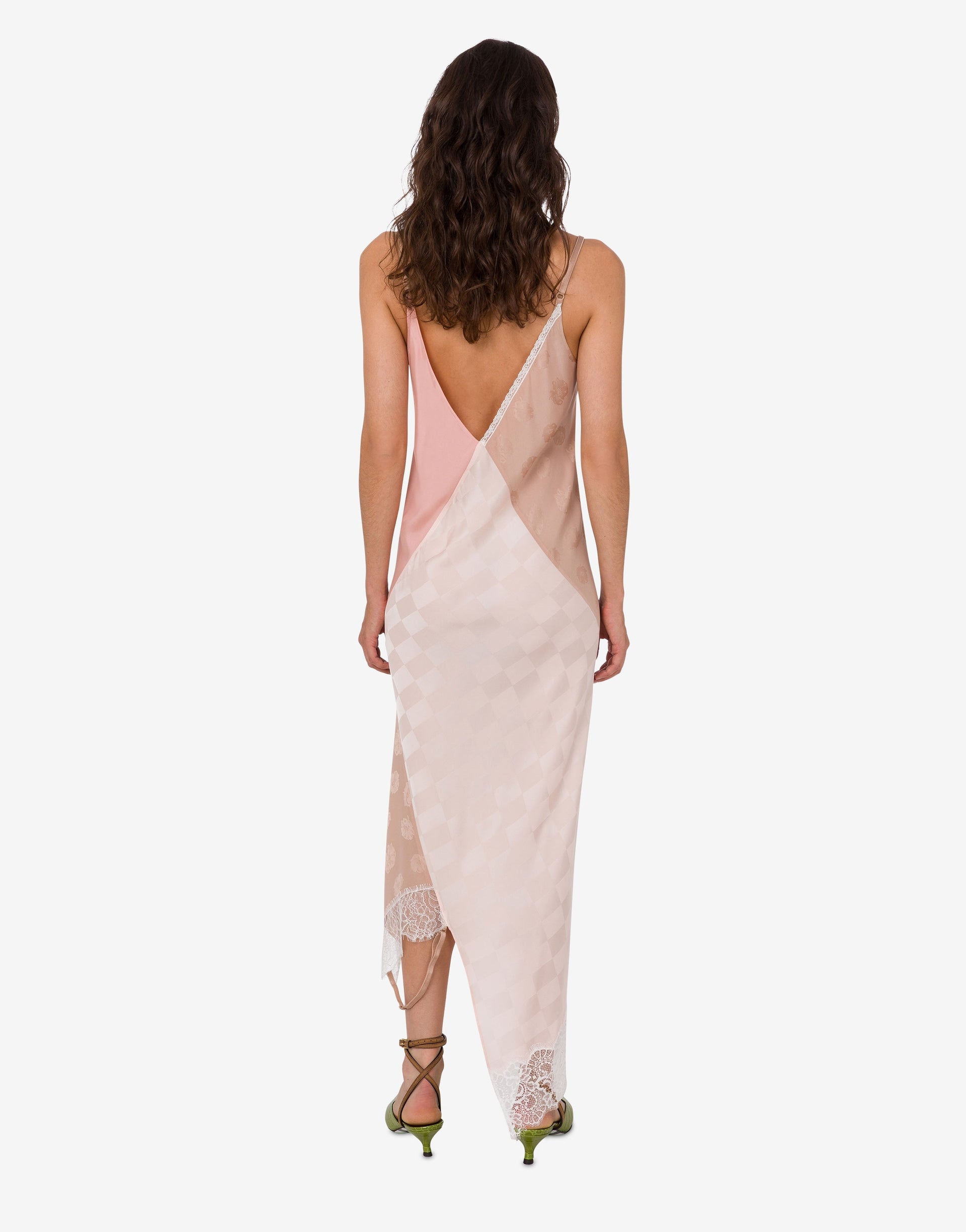 EMBROIDERED SILK BLEND DRESS - 2