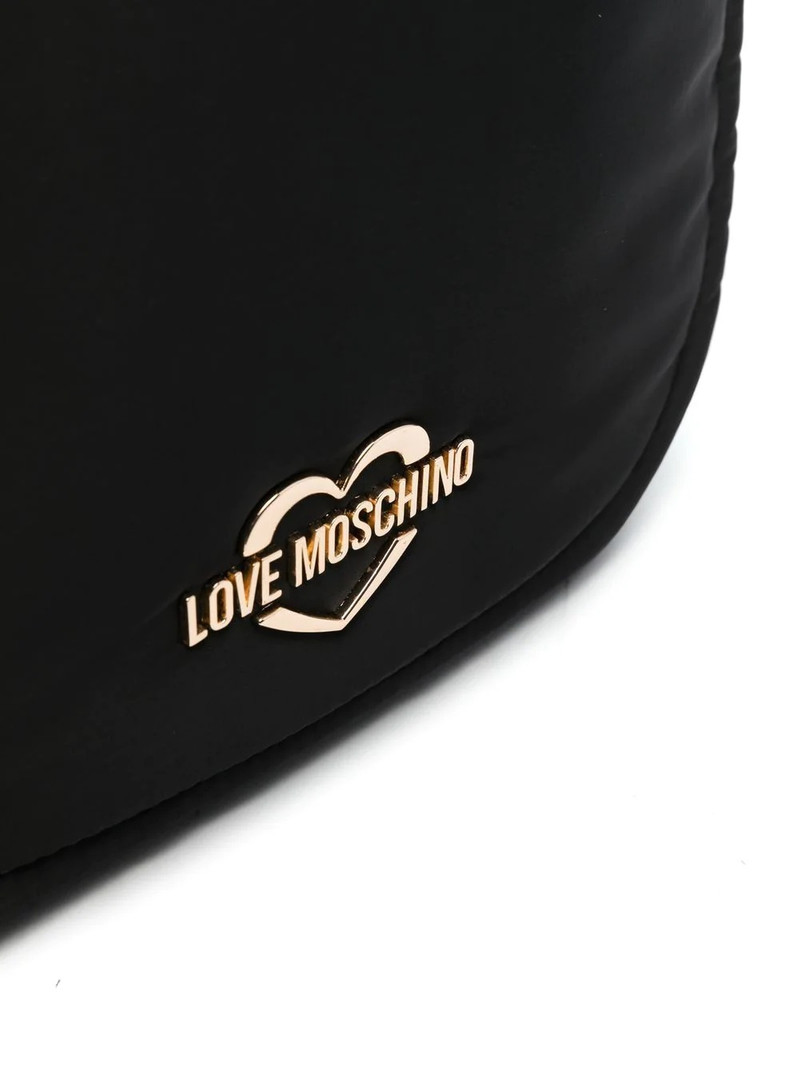heart logo-plaque tote bag 4