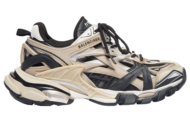 (WMNS) Balenciaga Track.2 Trainer 'Beige Black' 568615W2GN38071 - 2
