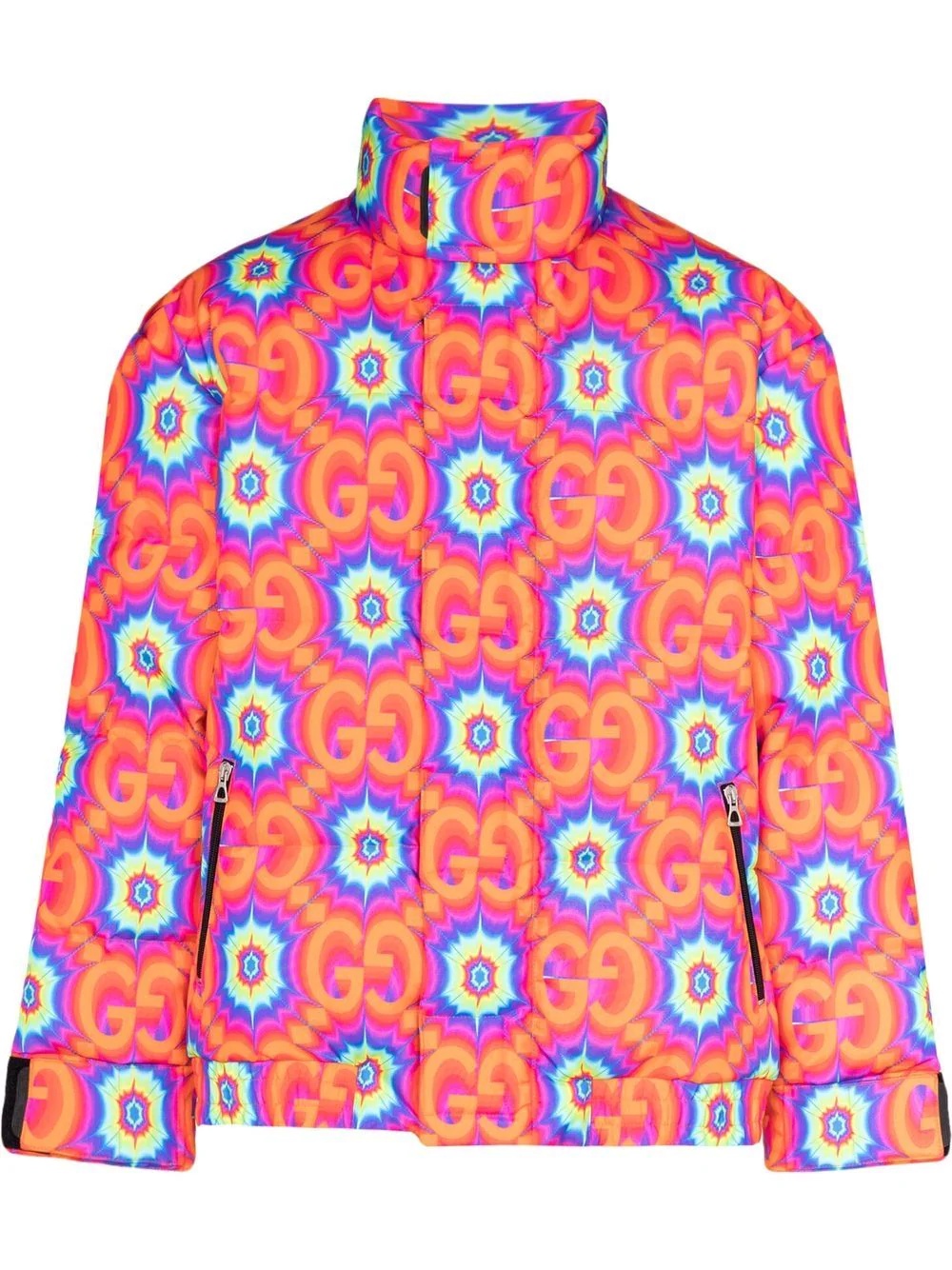 GG kaleidoscope padded jacket - 1