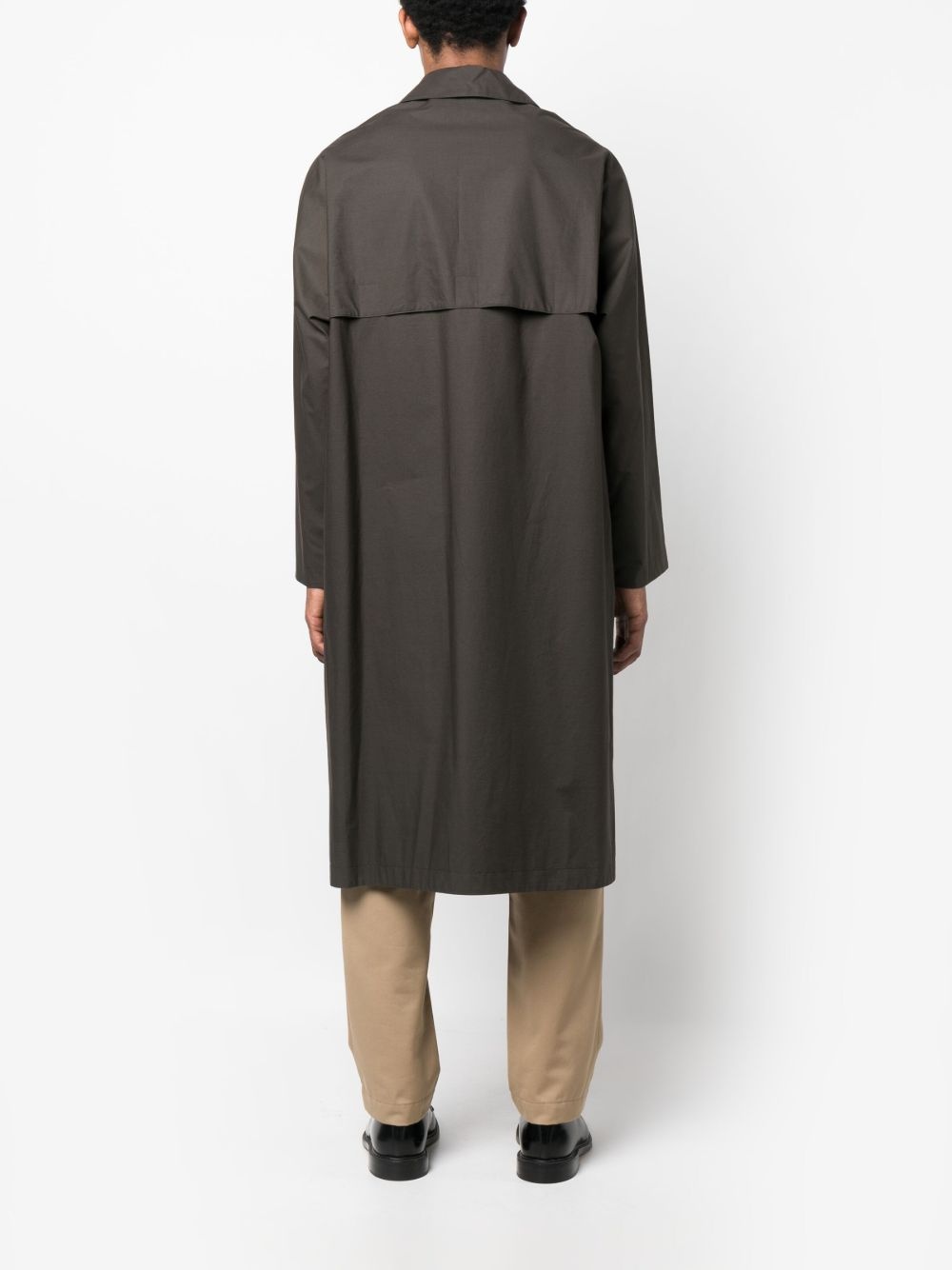 Steve organic-cotton waterproof coat - 4