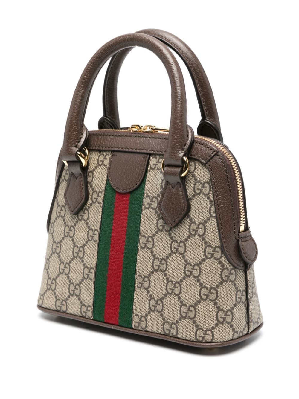 mini Ophidia GG Supreme top-handle bag - 3