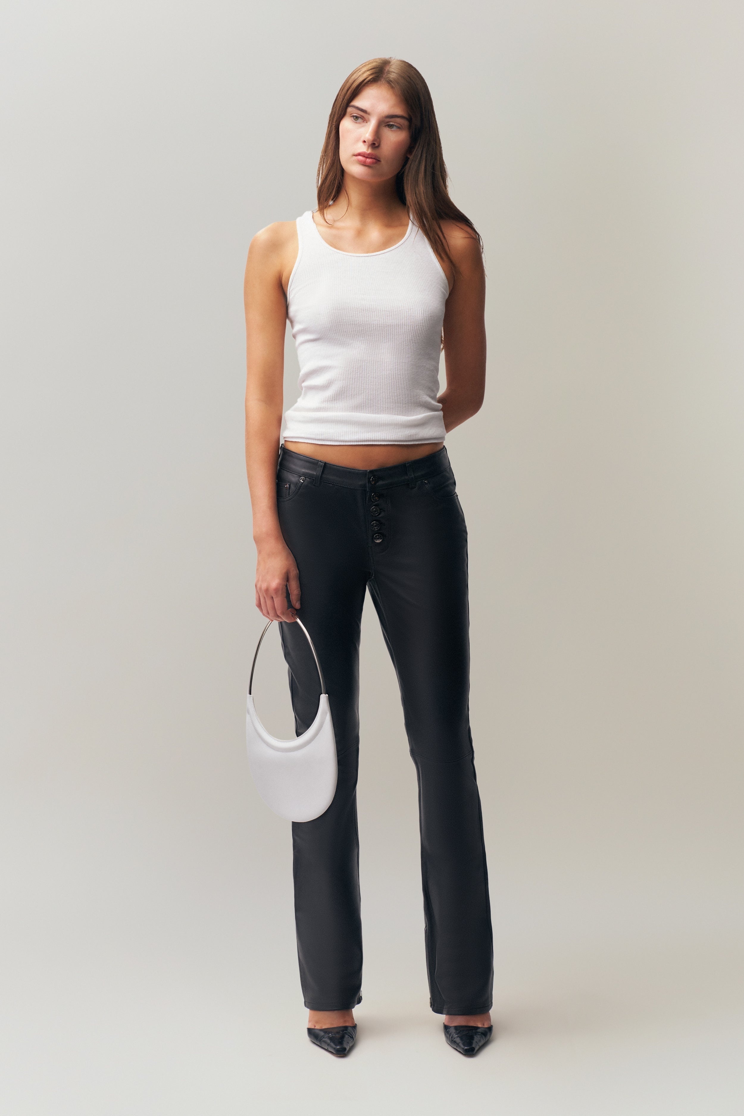 CELOSIA LEATHER PANT - 6