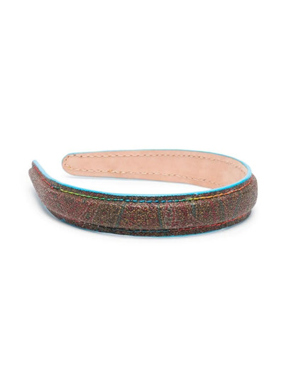 Etro paisley-print headband outlook