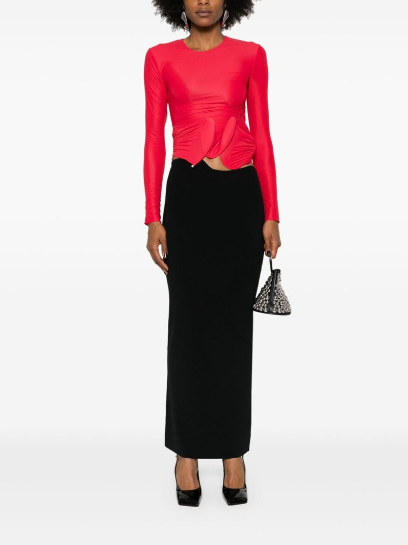 CHRISTOPHER ESBER asymmetric-waist midi skirt outlook