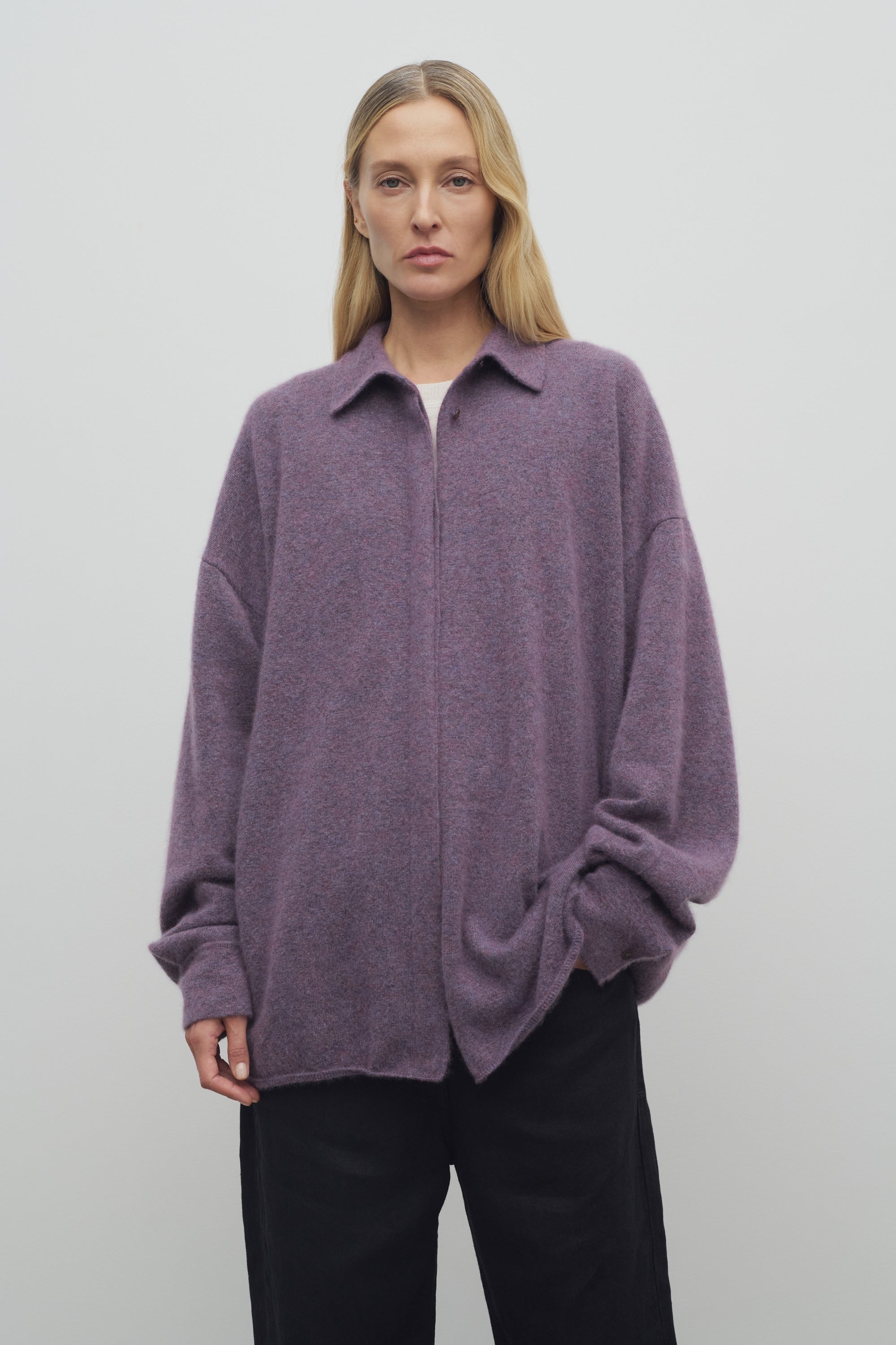 Janak Top in Silk, Cashmere, and Cotton - 3