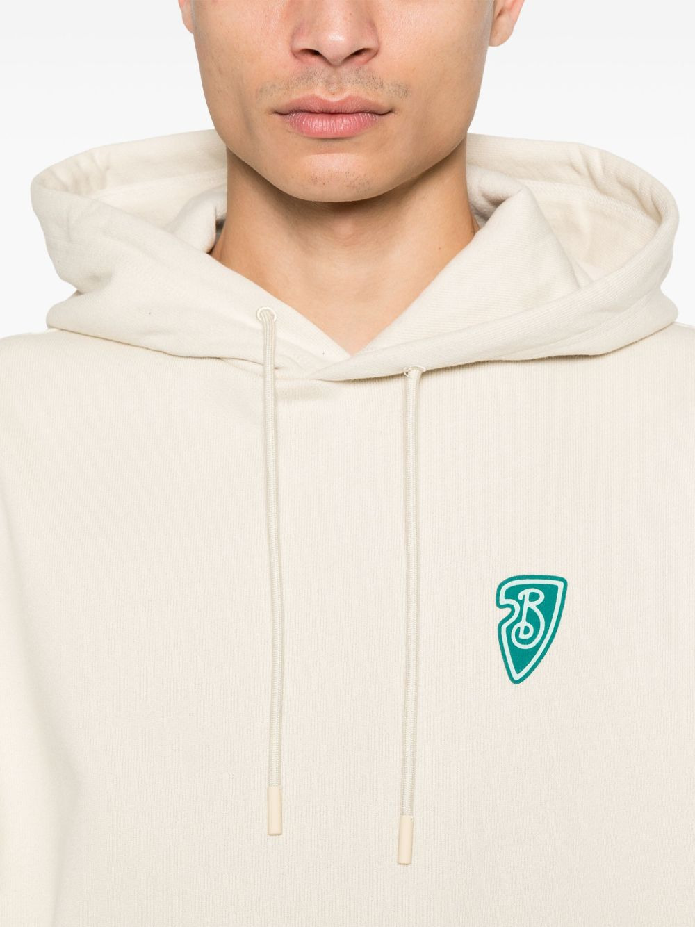 B shield logo-print hoodie - 5
