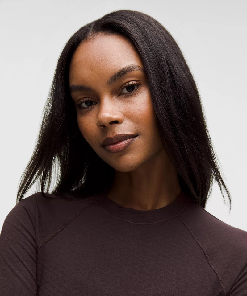 Diamond-Texture Wool-Blend Crewneck Base Layer 4