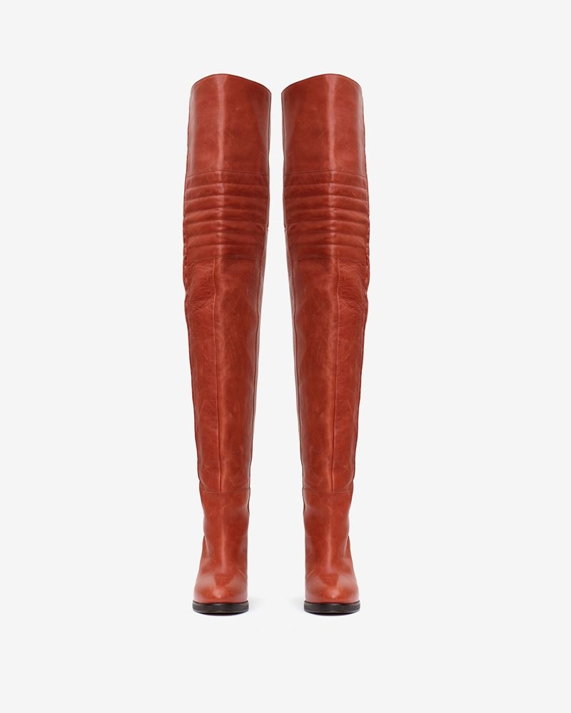 LAELLE LEATHER OVER-THE-KNEE BOOTS - 5