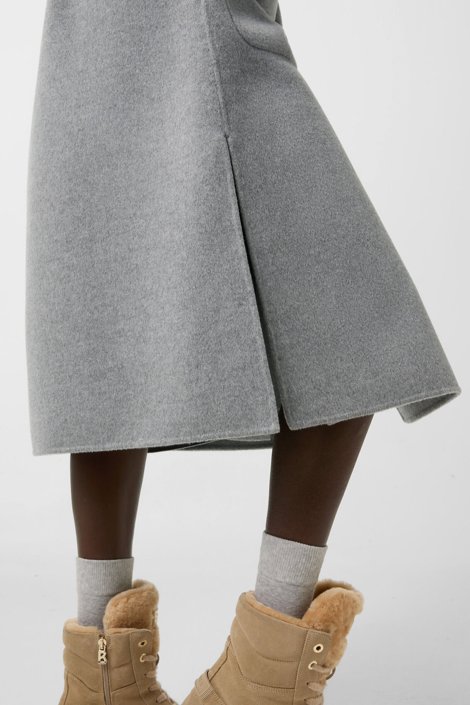 Imani wool coat in Gray - 7