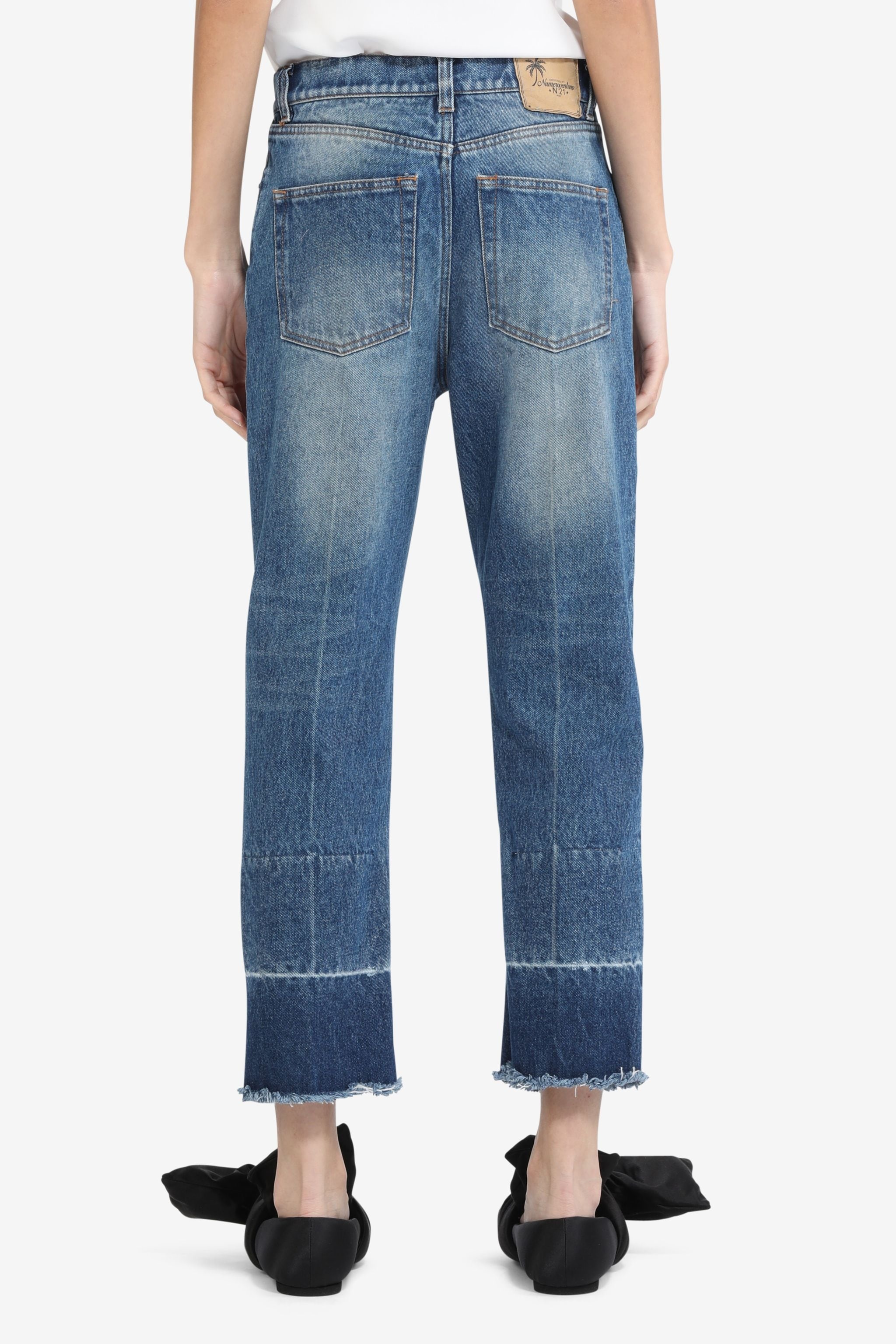 CROPPED STRAIGHT-LEG JEANS - 2